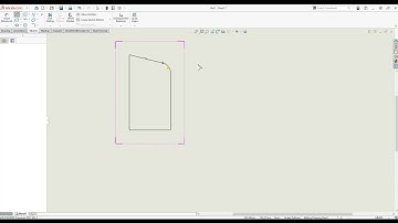 The intersection point of radius in drawing