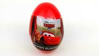 Disneys Cars Mystery Surprise Egg Toy And Candy Kinder Surprise Egg