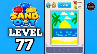 Sand Out Color Puzzle Level 77 Walkthrough Solution