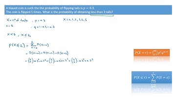 Binomial Distributions - Cumulative Distribution Formula (Video 2)