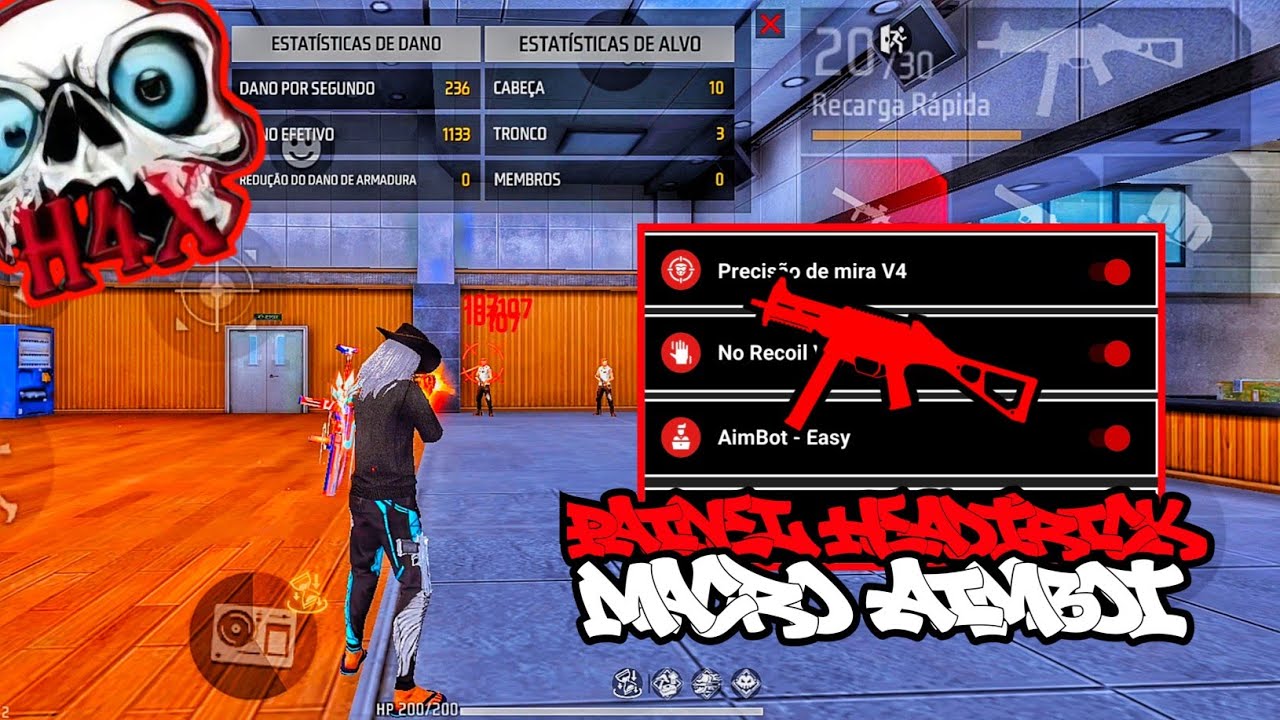 White Ff Brazilian HEADSHOT MACRO Mobile 999 WORKING Only white-ff-brazilian-headshot-macro-mobile-999-working-only