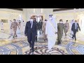 شاهد كيف استقبل أمير قطر رئيس مجلس السيادة الفريق البرهان 