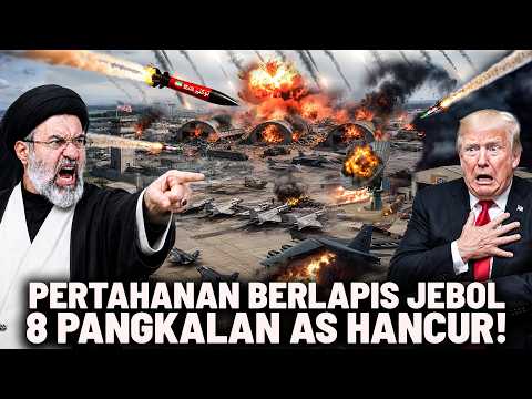 TAK ADA TEMPAT BUAT PANGKALAN MILITER AS!? Rudal Iran dan Proksi Hujani Basis Militer AS Timteng