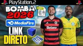 Bomba Patch 2026 Ps2 Com Novos Gráficos & Kits Aethersx2 E Opl