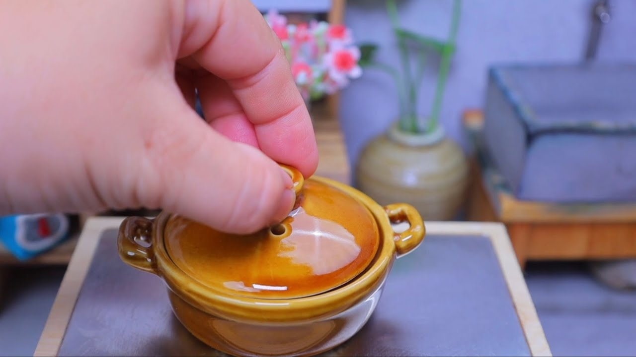 巨人シェフ料理シリーズ | 焼き鮭のお弁当 | 食べられるミニチュア料理| Miniature Hieu’s Kitchen