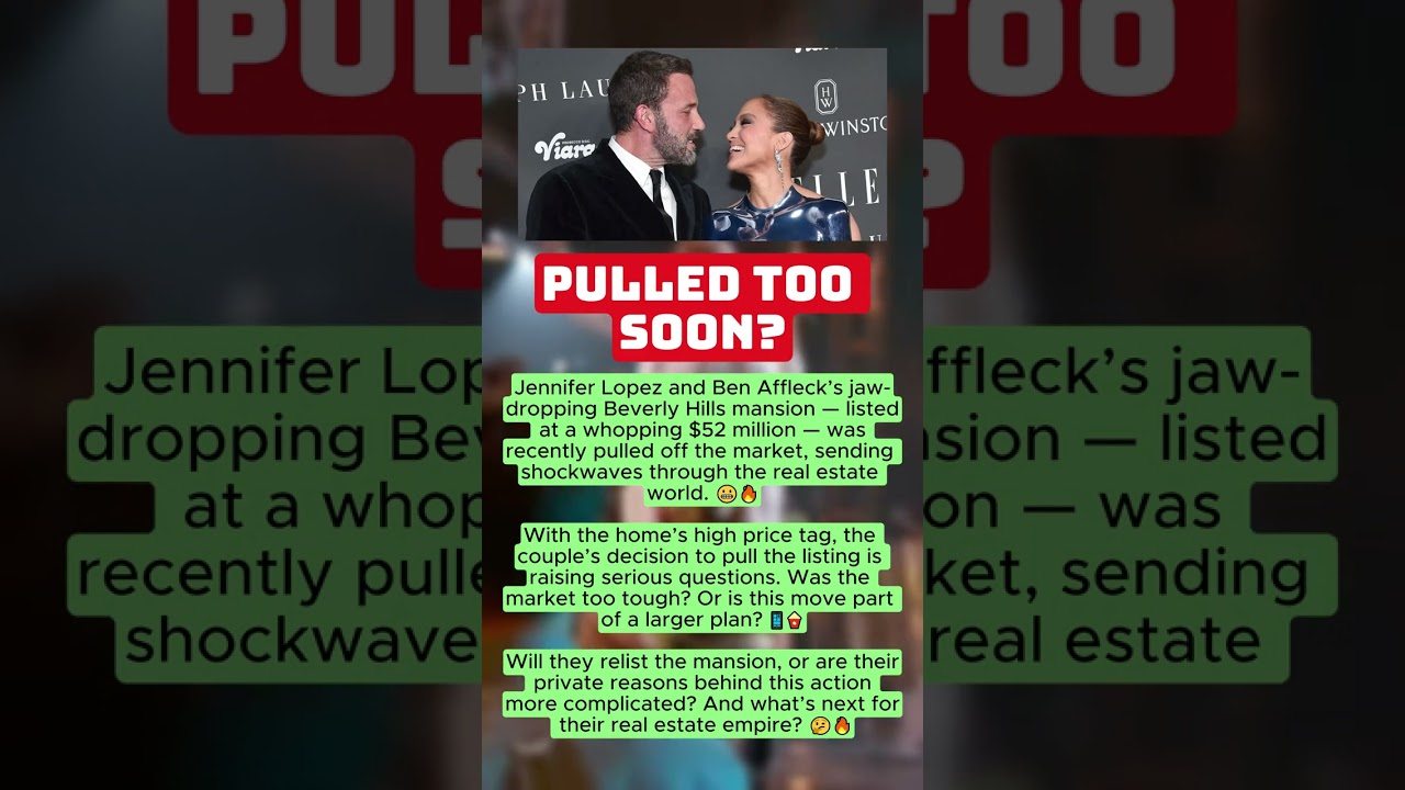 $52M Mansion BATTLE — J.Lo & Ben’s Next Move 😱