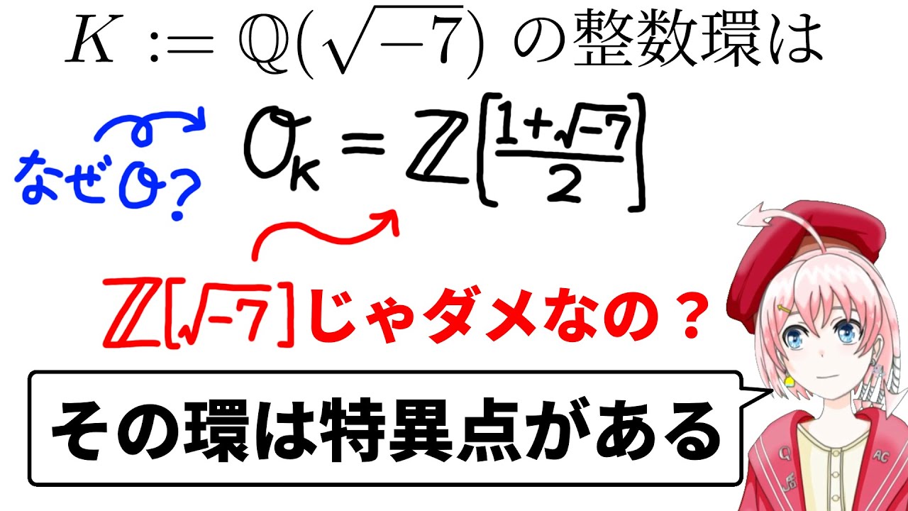 Function theory and number theory?] Why is the ring of integers of
