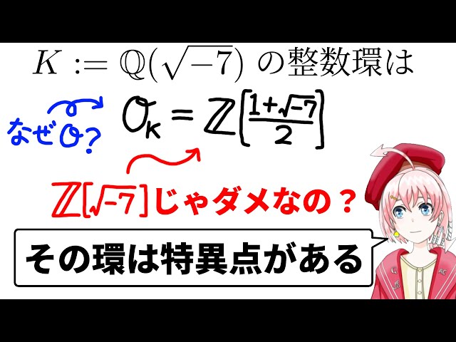 Function theory and number theory?] Why is the ring of integers of