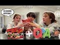 Is CAIDAN official? Q&A + Spicy Noodle CHALLENGE **HOT TEA** ft Corinne Joy & Sarah Dorothy Little