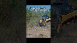 Skid Steer Brush Cutter at the best price: $3,850 #brushctter #skidsteer #forestry #landclearing
