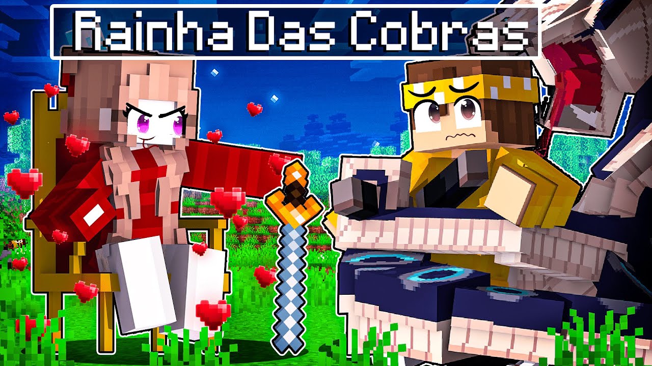 A RAINHA COBRA está APAIXONADA POR MIM no Minecraft