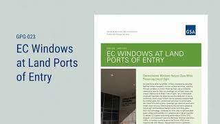 GPG Outbrief 12: Electrochromic Windows