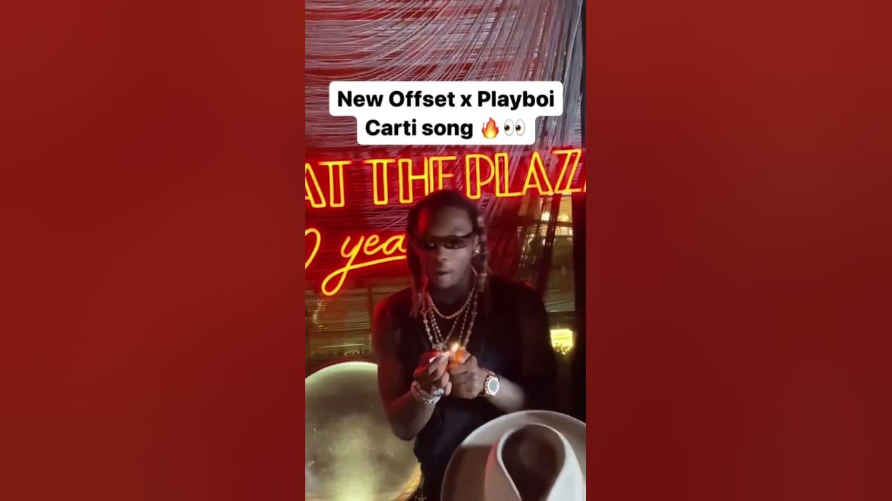 Offset previews new music with Playboi Carti on Facebook Live
