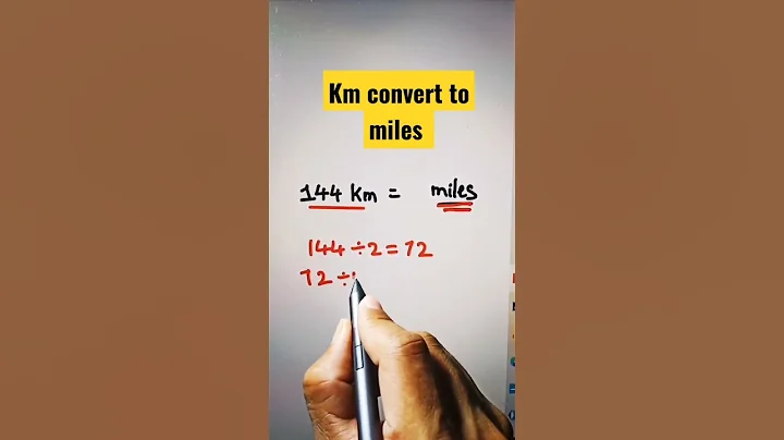 Easy Trick  how kilometres convert to miles