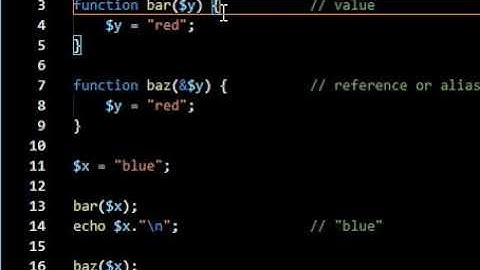 PHP Lesson 2: Passing by Value vs. Passing by Reference