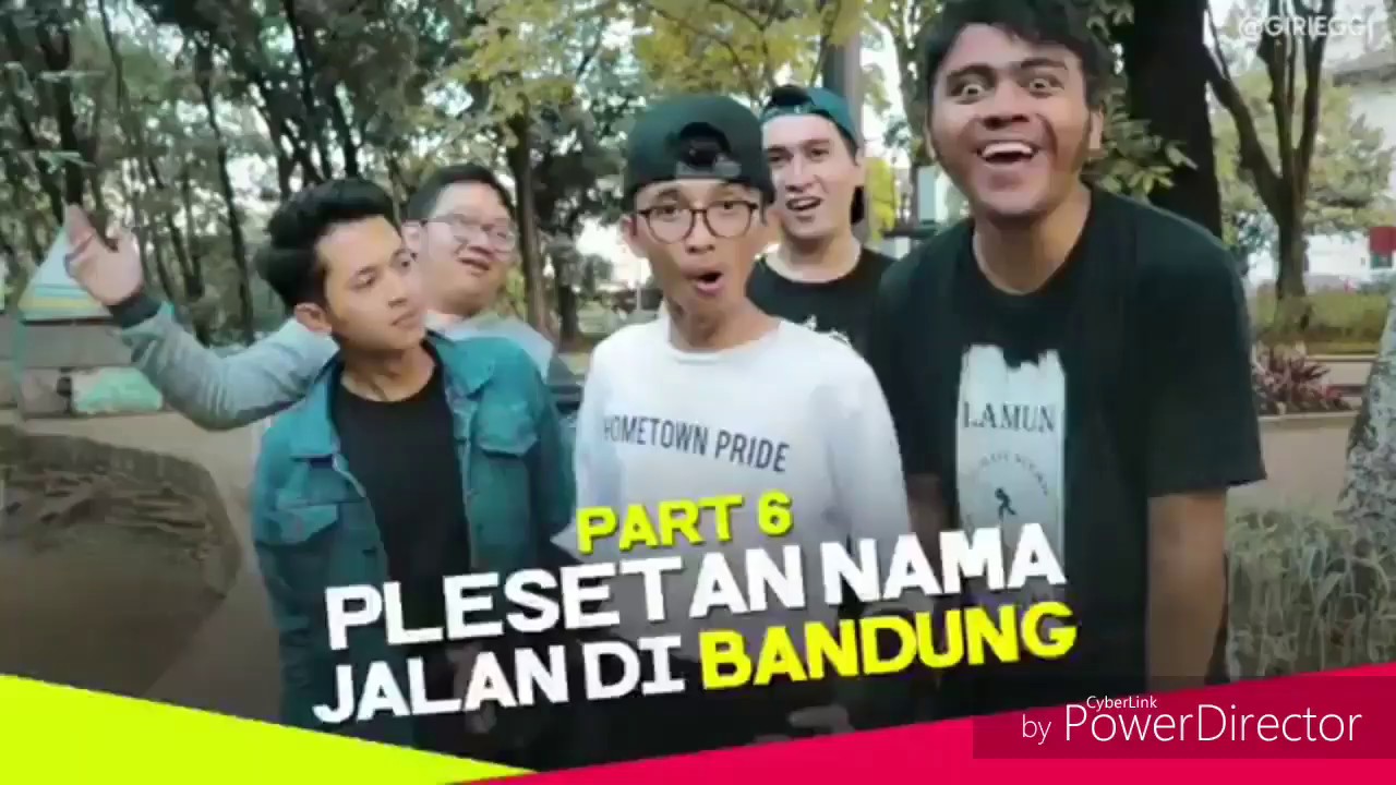 Plesetan Nama Kota Di BANDUNG Ngakak Jangan Baper YouTube