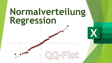 Lineare Regression - Normalverteilung mit QQ-Plot prüfen - Daten analysieren in Excel (85)