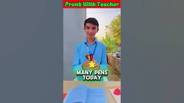 Students Make Prank With Teacher Shorts 