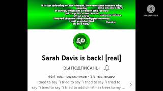 Sarah Davis real Returned. Flexim