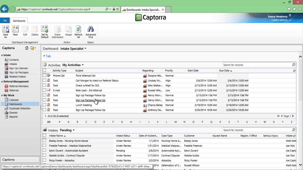 Captorra Outbound Process