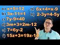 Ecuaciones lineales de primer grado para principiantes