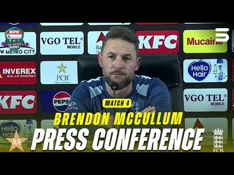 Brendon McCullum Press Conference | Pakistan vs England | Match 4 | Pak ODI Tri-Series 2026 | M9S1T