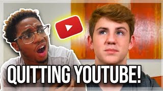 MATTY B QUITTING YOUTUBE FOREVER!!! REACTION