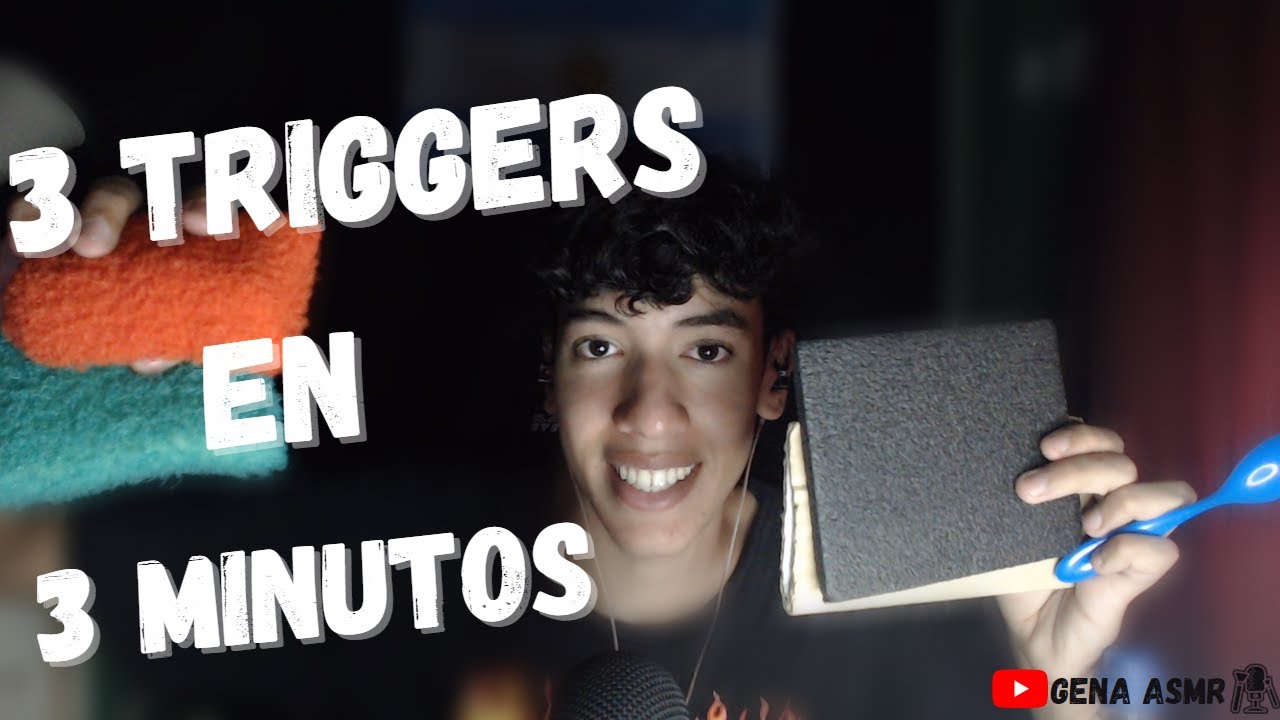 3 TRIGGERS en 3 MINUTOS - [ ASMR ESPAÑOL ] - YouTube
