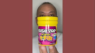 Asmr Push Pop Gimmy Pop-Its Candy Strawberry Flavor And Eating Soundsoriginal Length