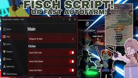 Fisch Script/Hack Fast Auto Farming Cast,Shake,Reel🔥,Tp Island,Get Ingredients & More😎 (Pc,Mobile)