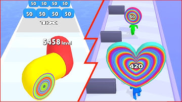 Layer Man 3d VS Layer Runner 3D - ASMR Gameplay (Max Level)