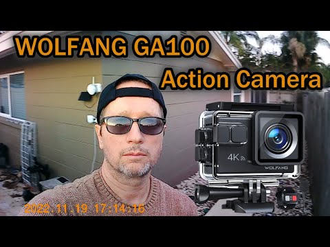 WOLFANG GA100 Action Camera 4K 20MP Étanche 40M Caméra Sous-Marine
