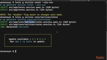 Hands-On App Development with Ionic: Creating the Notes Store | packtpub.com