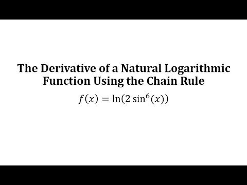 Derivative of Natural