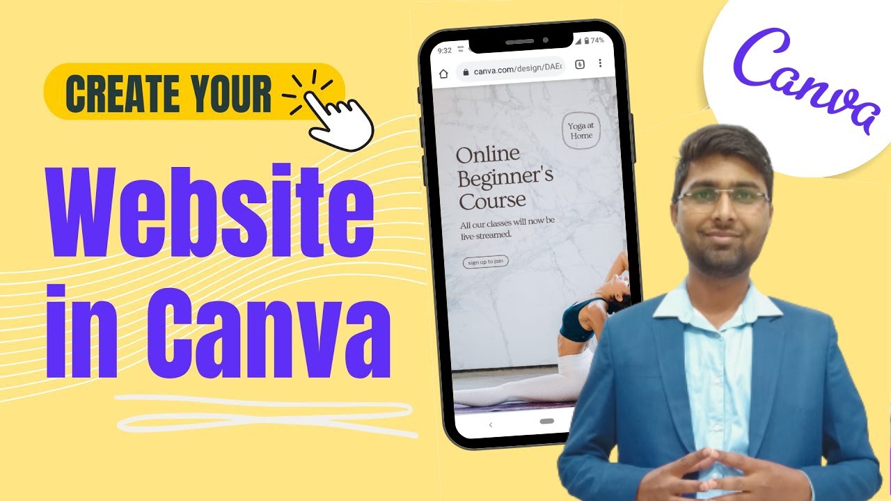 How To Create A Free Canva Website in 5 Minutes 