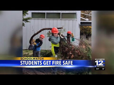 TRAILS Outdoor School gets hand on fire safety learning