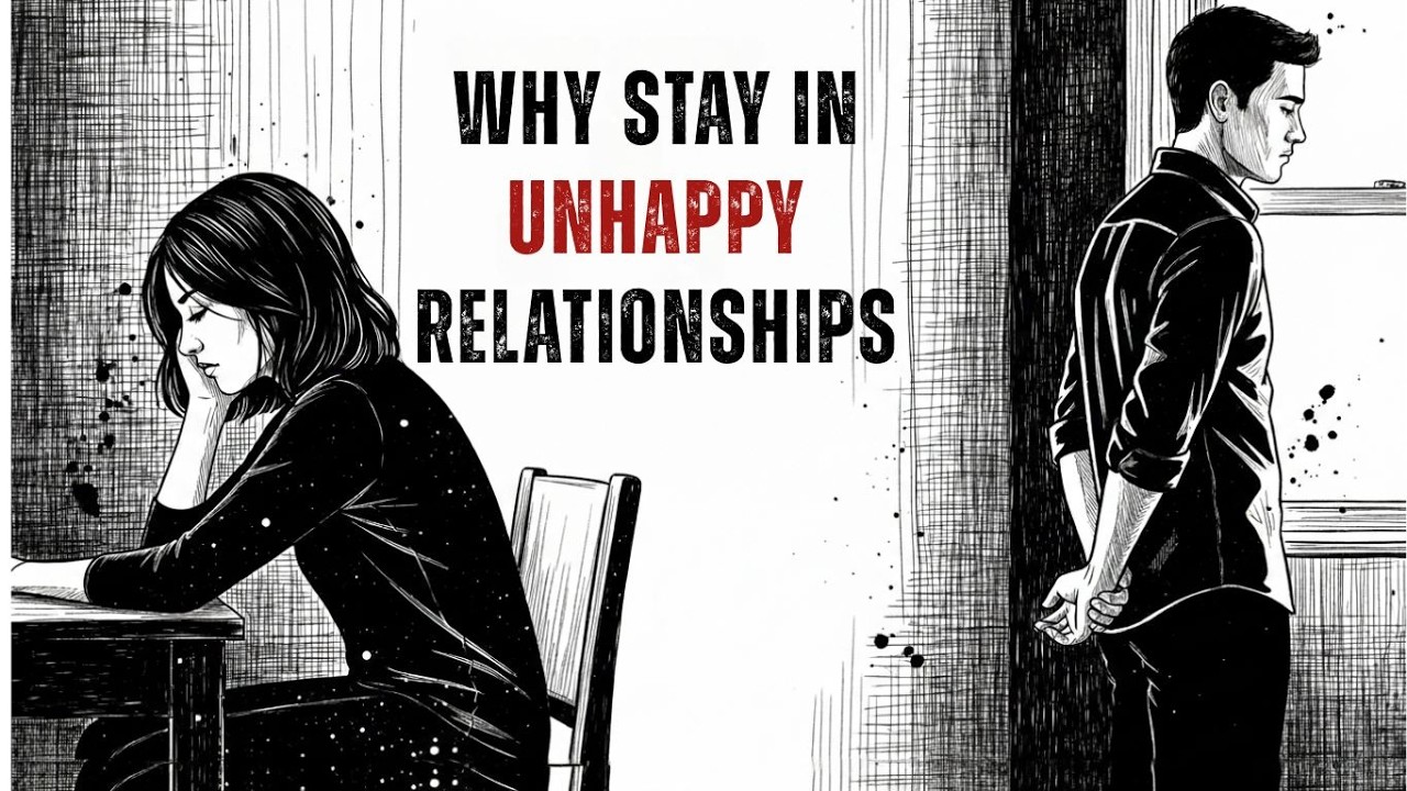 Psychology of People Who Stay in Unhappy Relations 🧠 #psychology  #toxicrelationships #attachment