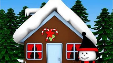snowman standing out of the hut winter powerpoint templates ppt backgrounds for slides 1212 presenta