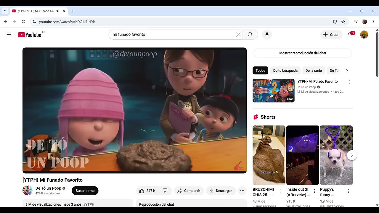 119 YTPH} Mi Funado Favorito   YouTube   Google Chrome 2025 04 19 15 02 40