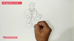 Mudah, Cara Menggambar Orang (Pria dan Wanita) ð