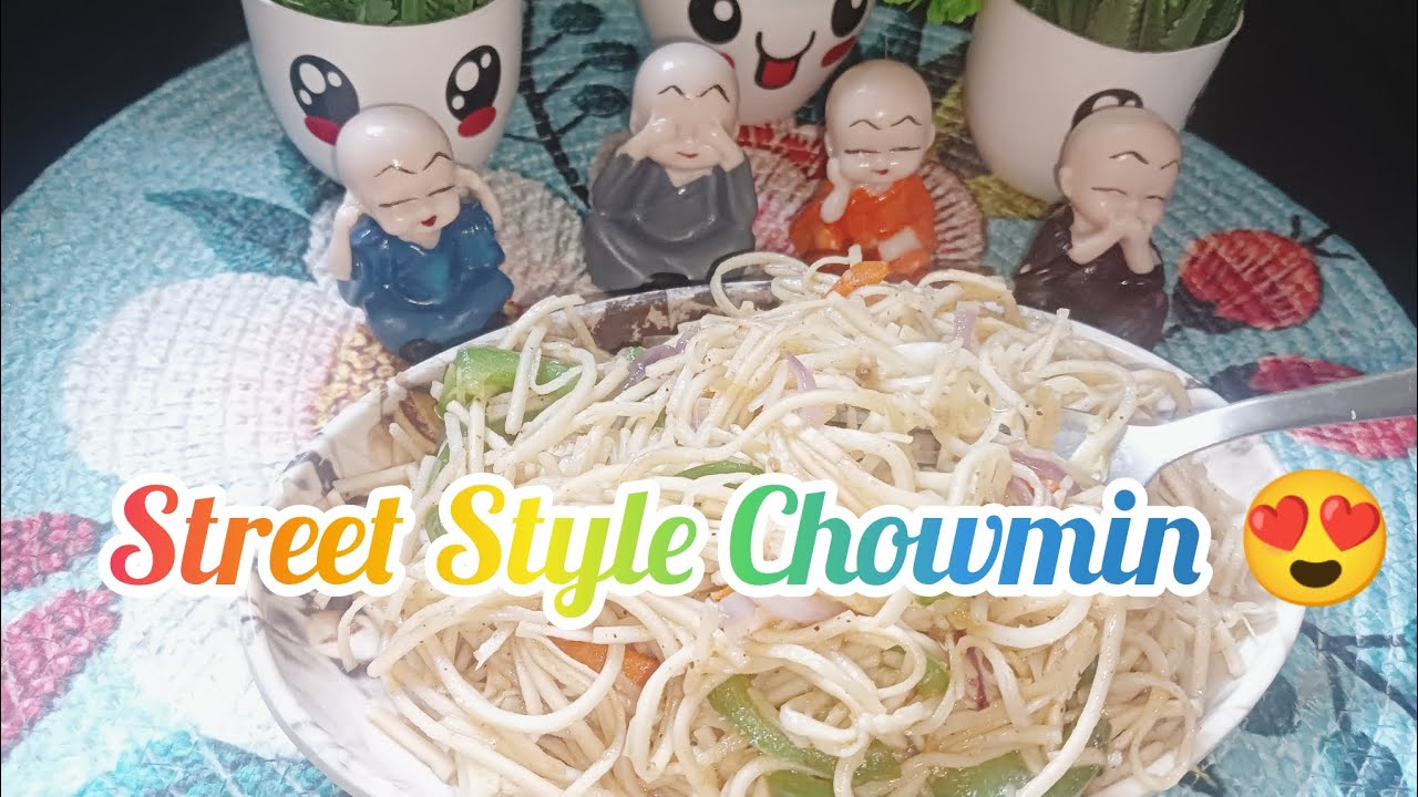 Street Style Veg Chowmin Recipe | Chow Mein Kaise Banaye | Janvi’s Kitchen