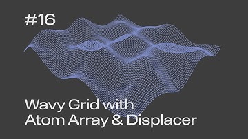 Cinema 4D Quick Tip #16 - Wavy Grid with Atom Array & Displacer (Project File on Patreon)