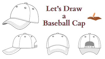 How to Draw a Baseball Cap Step by Step Easy | Drawing Baseball Cap | Very easy Baseball Cap Drawing