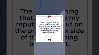 Transparency in property tax | David Nettles