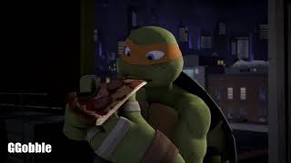 Tmnt 2012 - Turtles Have Pizza For The First Time