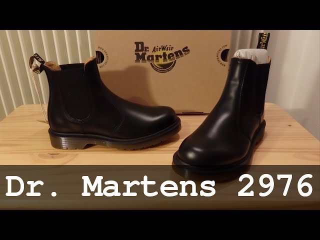 dr martens 2976 black smooth