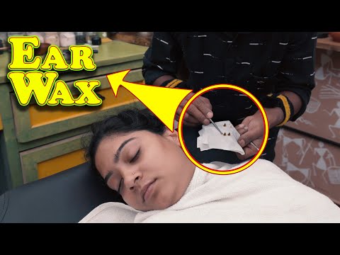 Ear Wax Removal and Ear Cleaning by Master Cracker - Indian Massage