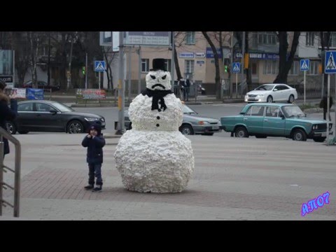 Злой Снеговик Пранк Нальчик Галерея Scary Snowman