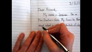 How to write a Friendly Letter