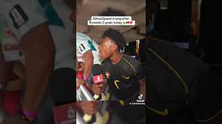 Speed crying after Ronaldo scored two goals..... against Uzbekistan 😭🗣suuiiii